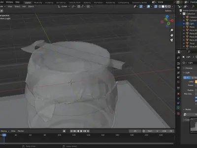 viking axe Free low-poly 3D model