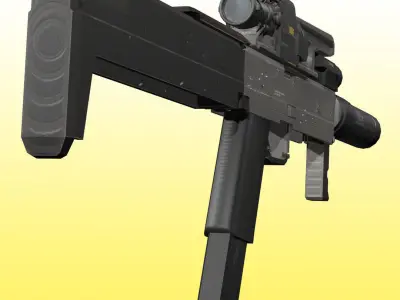 FMG 9 Rig Low-poly 3D model