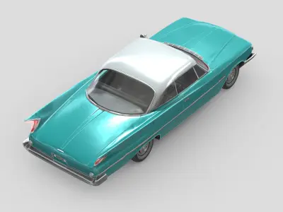 Chrysler Saratoga 1960 Free low-poly 3D model