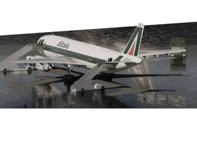 Airbus A300 B4 3D model