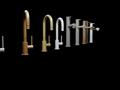 faucet kitchen 3D model