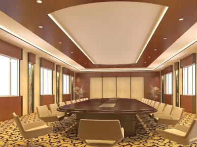 Meeting room 3D model