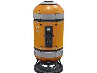 Scifi Capsule 01 3D model