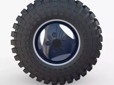 Range Rover Classic Wheel Maxxis Trepador 3D model