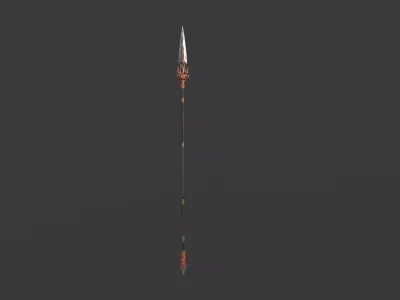 Spear 05 Low-poly 3D model purchase