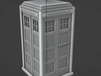 15th Doctor TARDIS Free 3D model