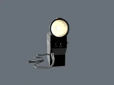Battery lantern  FAS-4 Low-poly 3D model