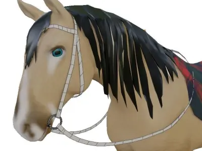 Modern Bridle Enhanced Free low-poly 3D model