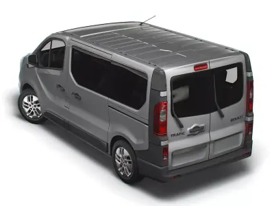 Renault Trafic Minibus 2021 3D model