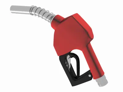 Gas Pump Low-poly 3D model