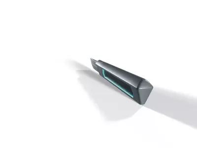 Sci-Fi Medical Scalpel Low-poly 3D model