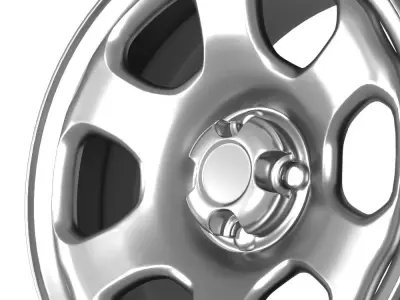 Generic steel rim  3D model