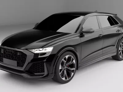 Audi RS Q8 2020 Free 3D model