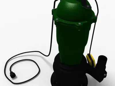 Sludge pump 3D model
