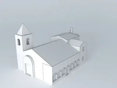 Parish Church of Vera Cruz. Santa Cruz de la Sierra Free 3D model