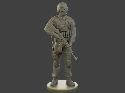CzechSlovak Police Tactical Unit CPTU1 001 3D print model