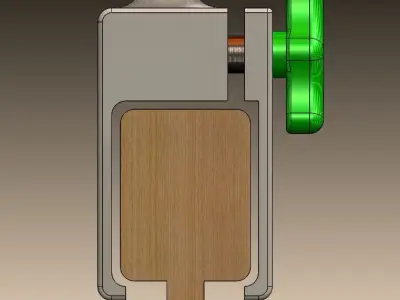 Rodholder rapper tool with handle Free 3D model