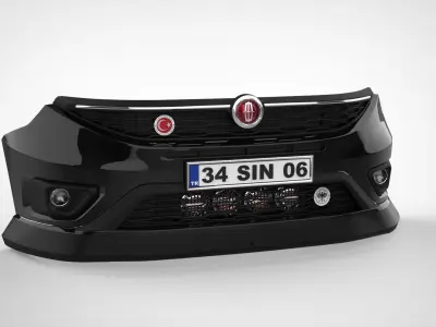 2015 and Higher Doblo Front Bumper 3D model
