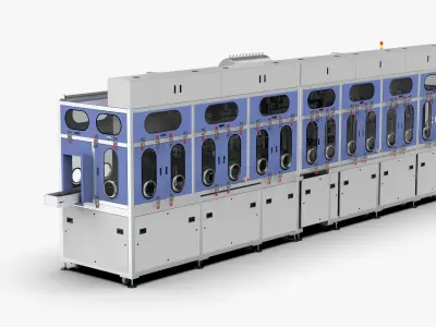 Soft Pack Lithium Battery Vacuum Injection Sealing Machine 3D model