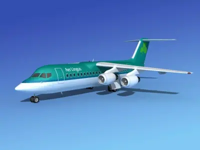 BAe 146-300 Aer Lingus 3D model