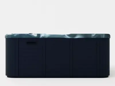 Jupiter Premium Dark Spabad 94 Jets 5 People Incl Lid Low-poly 3D model