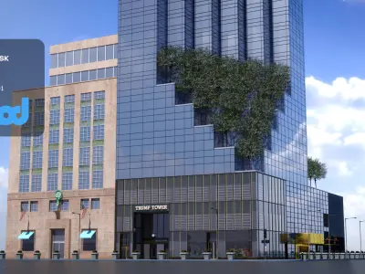 Trump Tower 3D model
