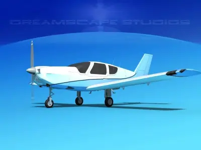 Socata TB-20 Trinidad V14 3D model