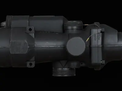 Trijicon ACOG4X32 LED Low-poly 3D model
