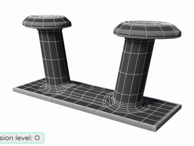 New Ship Bollard 3D model