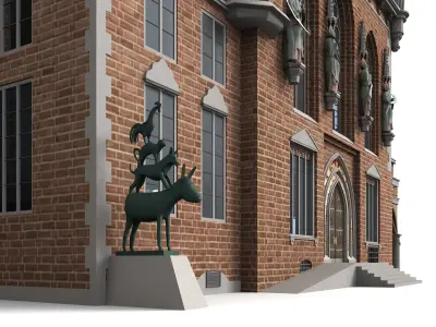 Town Hall of Bremen 3D model