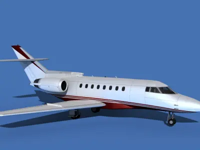 Hawker Siddley 1000 V11 3D model
