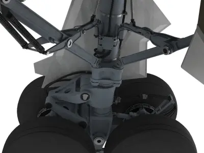 Boeing 767-400 3D model