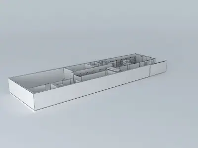 Tekoa shop interior deisgn Free 3D model