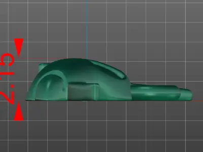 Airplane pendant 3D model