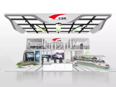 Exhibition area 18000mm X16500mm 3dmax2012 3D model