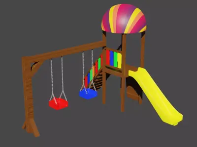 Children Park Free 3D model