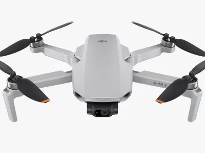 DJI Mini 2 Quadcopter 3D model
