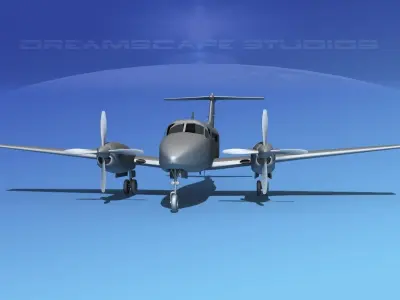 Beechcraft 350 Super King Air VBM 3D model