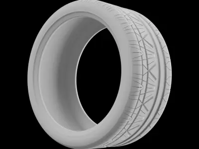 NITTO Invo tire 3D model