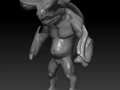 Turtle Shark sculpt 3D model