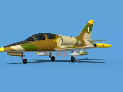 Aero Vodochody L-39C Albatross Lithuania 2 3D model