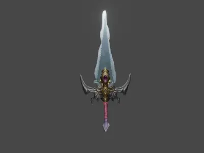 Zeloeman Sword A 39 Low-poly 3D model