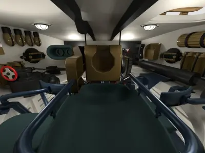 Fully built Panzer Tiger Tank Late 1944 v2 w interior and engine 3D model