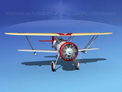 Curtiss F-11-C2 Goshawk V10 3D model