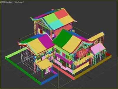 Ancient architecture Chinese ancient architecture 3D model
