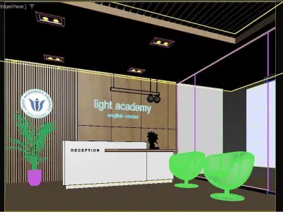 reception hall 3D model