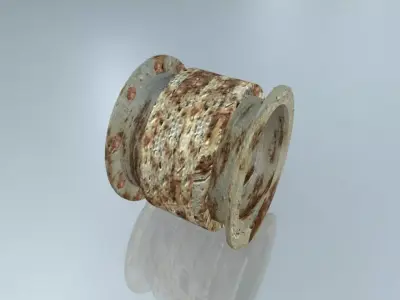 Rusted Pipe 12 3D model