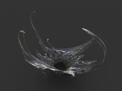 Water stylized tube 3D model