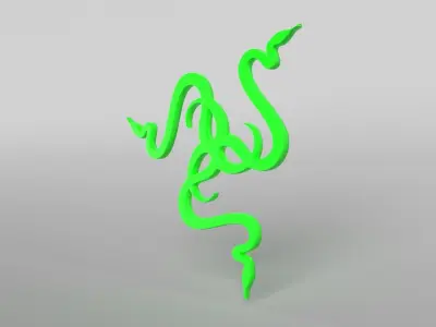Razer Logo v2 001 Free low-poly 3D model