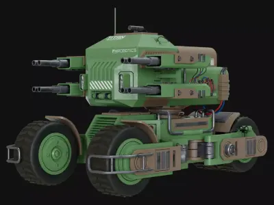 UGV Concept-2-Green 3D model